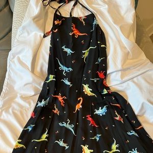 Fun dinosaur dress